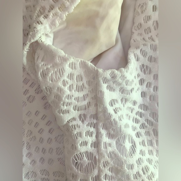 Lilly Pulitzer Matteo One Shoulder Top SZ XXS Sea Urchin Terry Lace - Picture 10 of 12